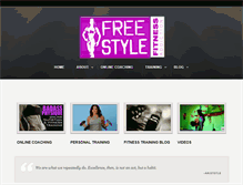 Tablet Screenshot of freestylefitnessaddiction.com